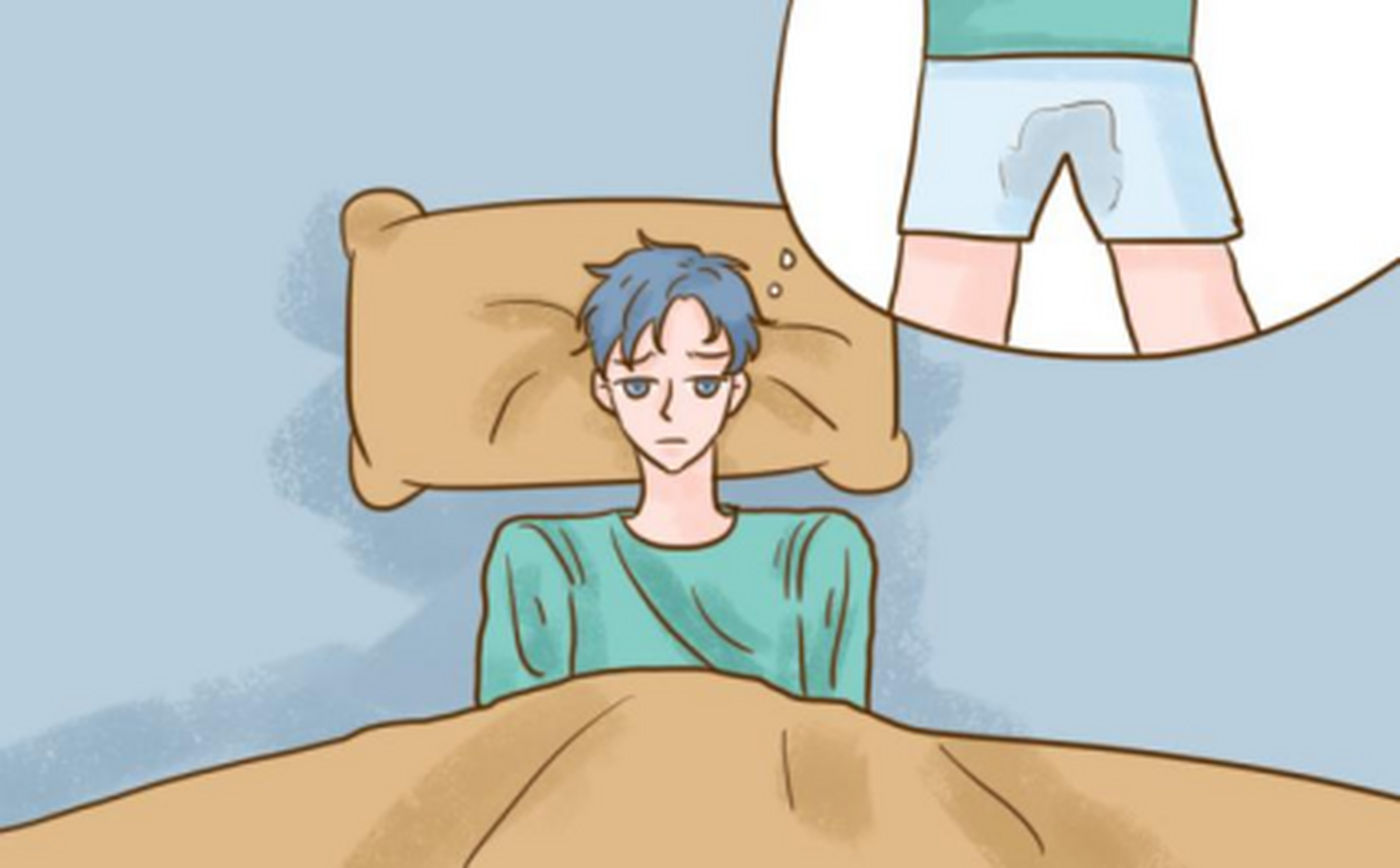 跑马指的就是遗精,遗精就是在晚上睡觉时,或者在无意识的状态下