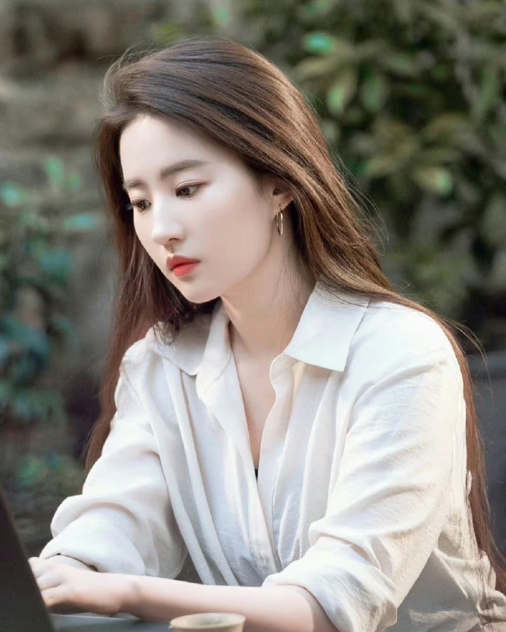 刘亦菲儿时的女神