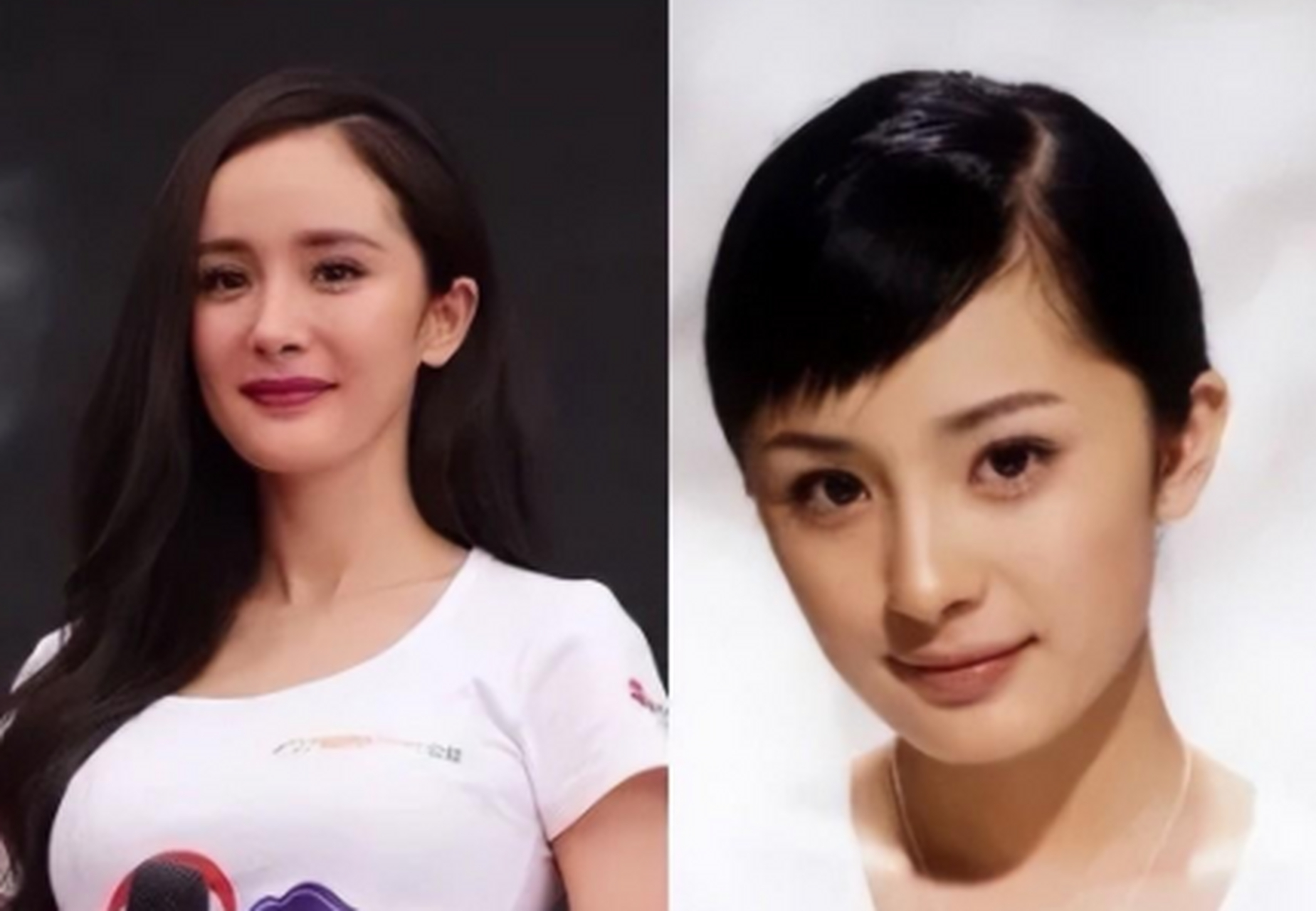 出道似"整容",这6位明星出道前后对比惊人,完全认不出 1,杨颖,现在的