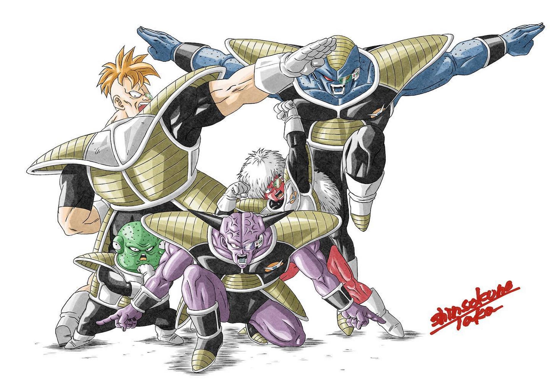 基纽特战队的的pose #龙珠# #动漫# #二次元