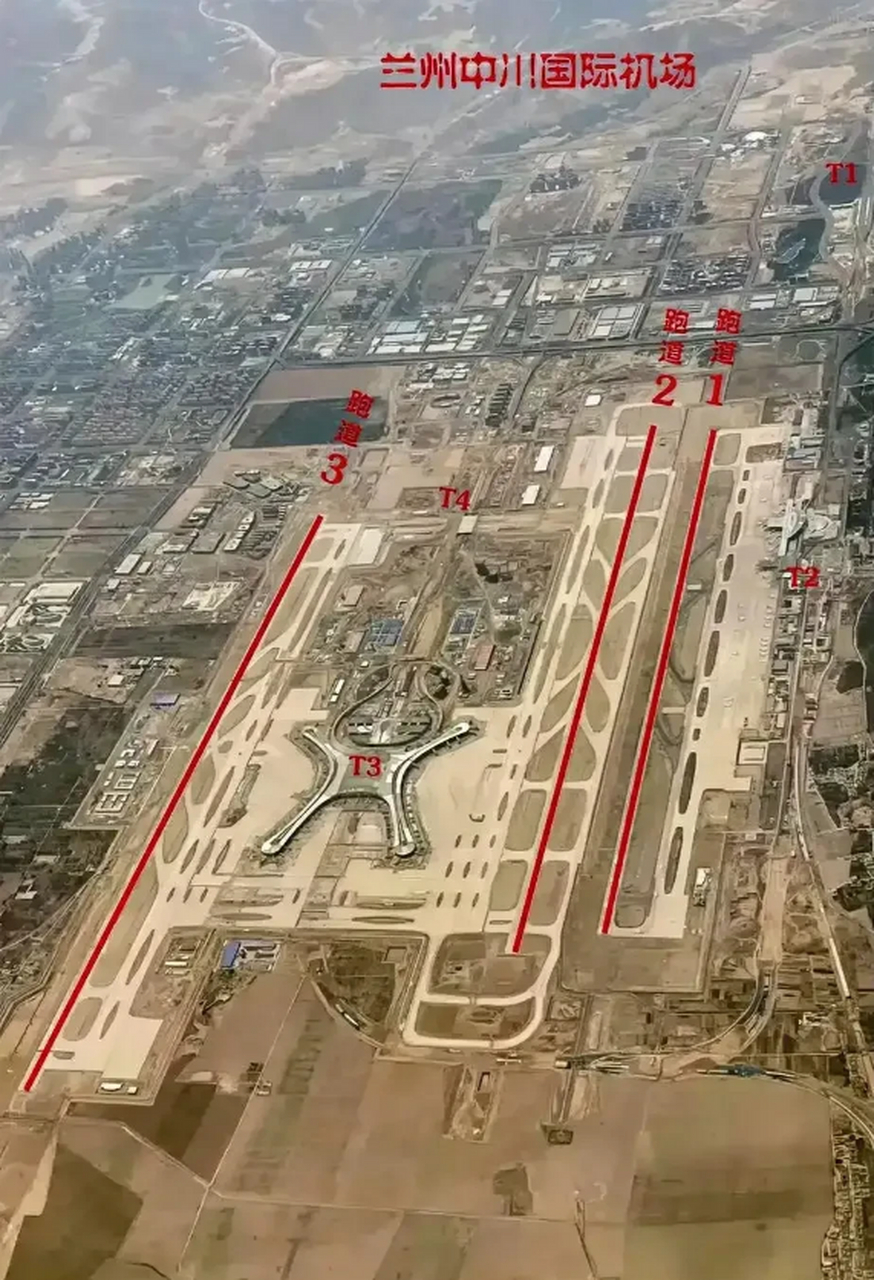 兰州中川机场地图图片