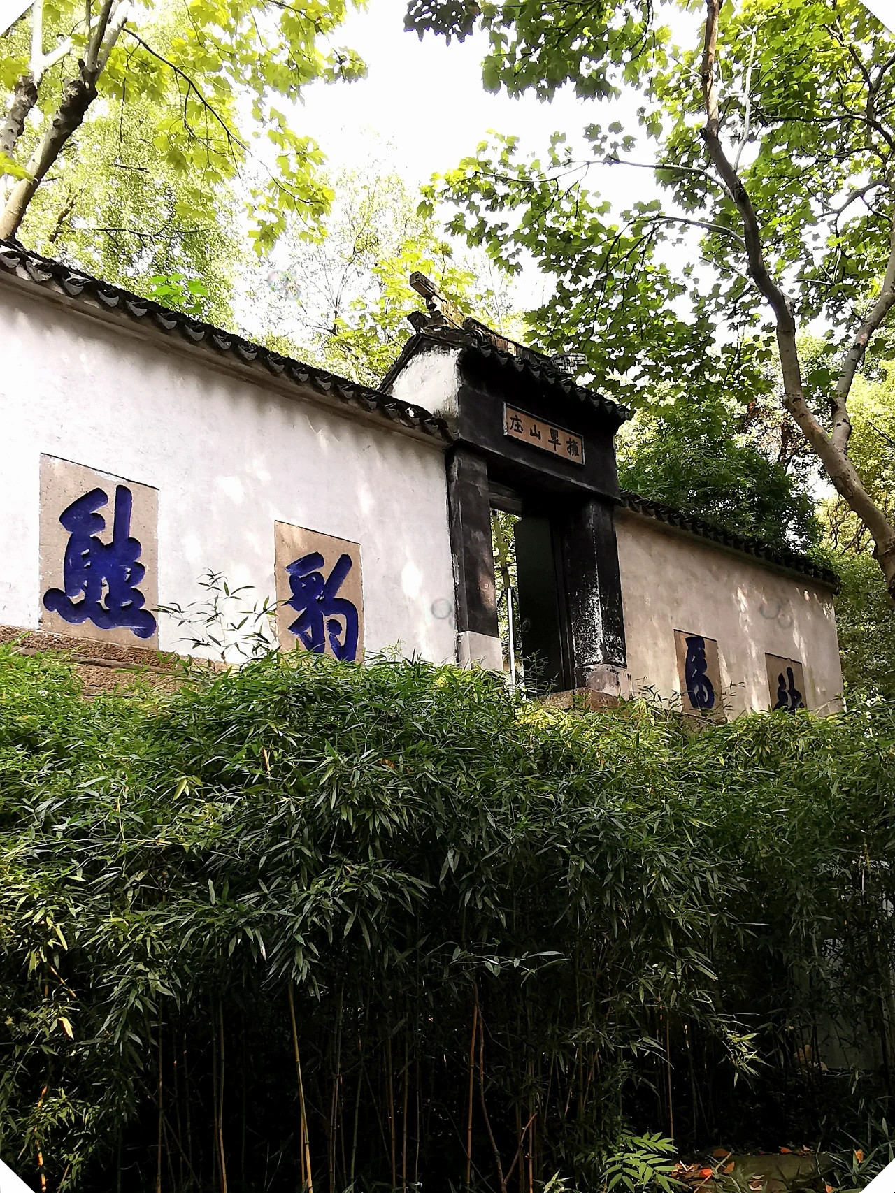 拥翠山庄位于虎丘"断梁殿.@落落寻旅游美景的动态