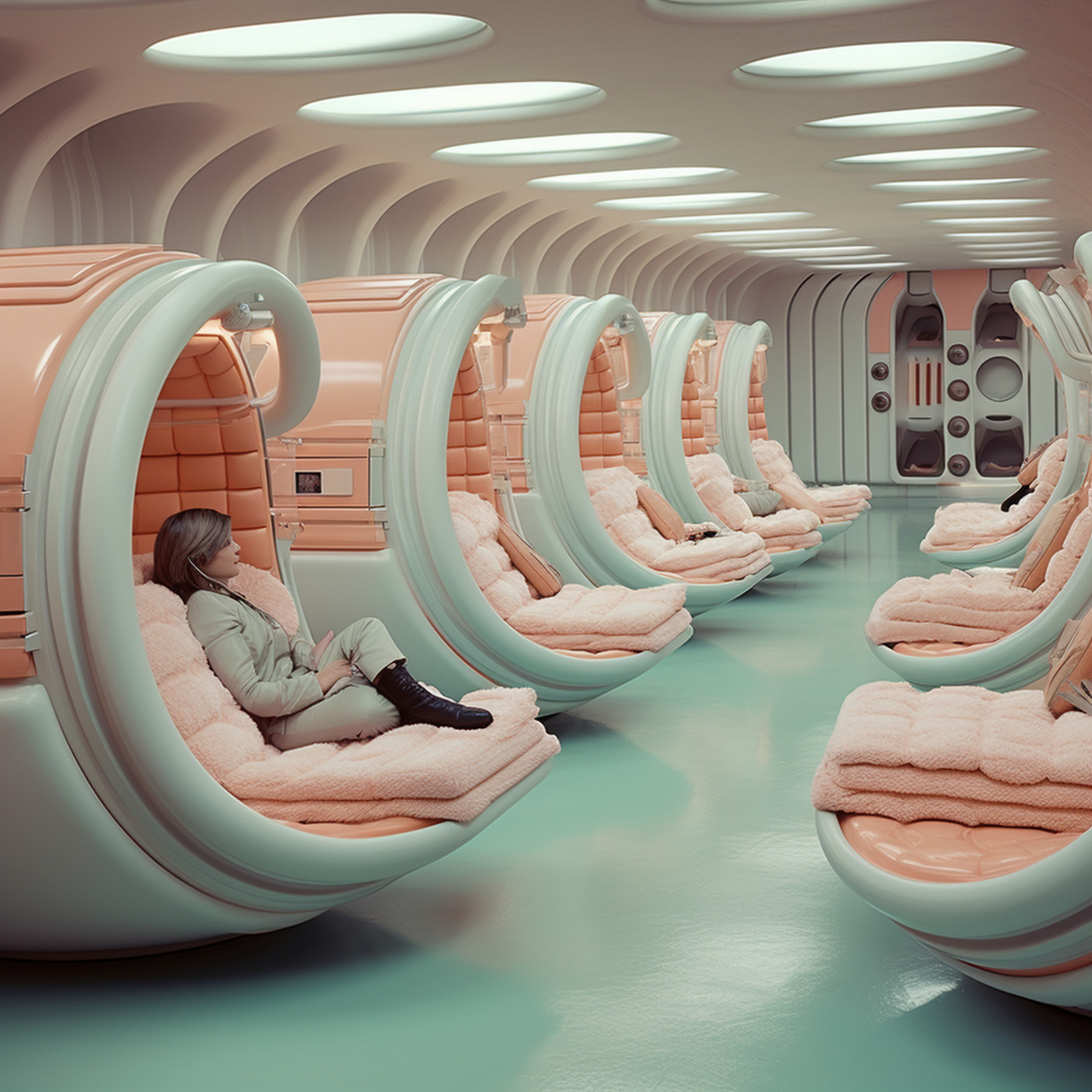 欢迎来到未来太空舱,这里是通往未来最快捷的交通工具,请您坐稳扶好