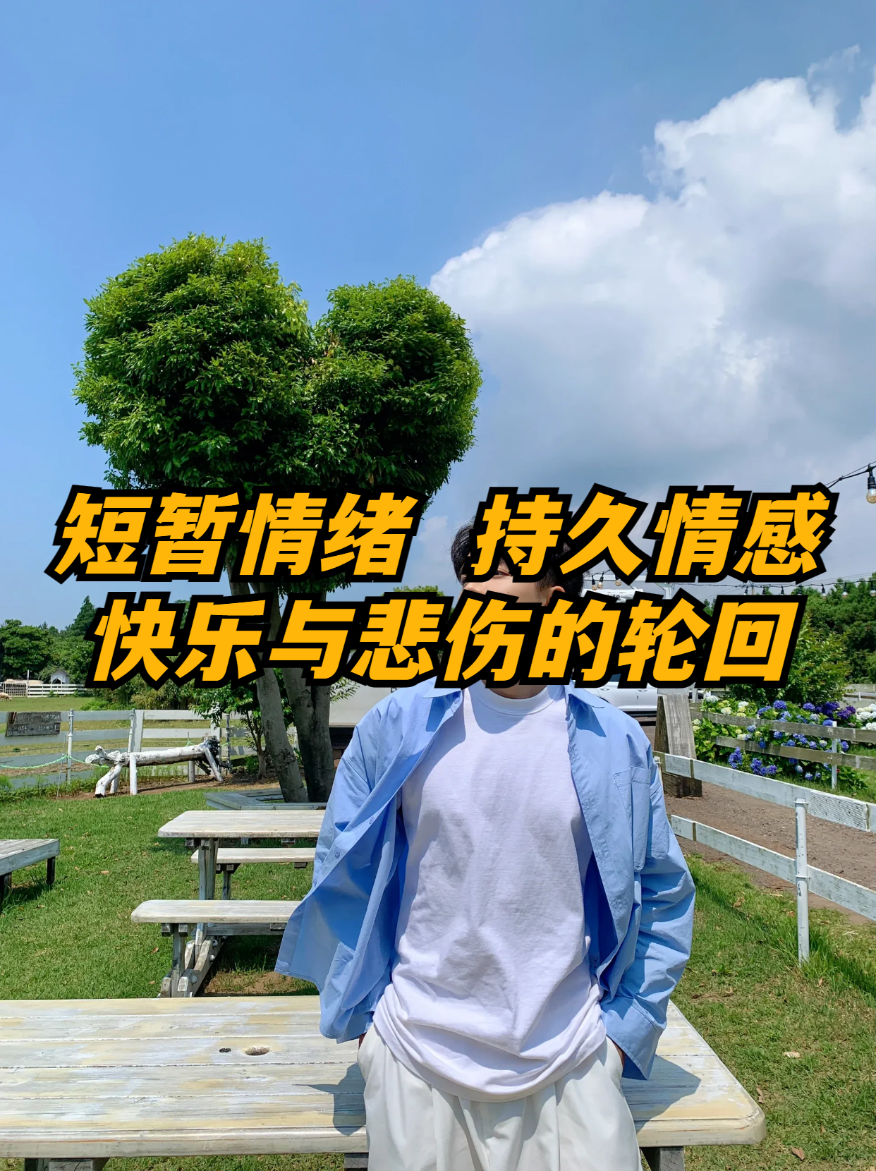 我曾体验过快乐与悲伤的轮回,那种短暂情绪和持久情感的交织让我感到