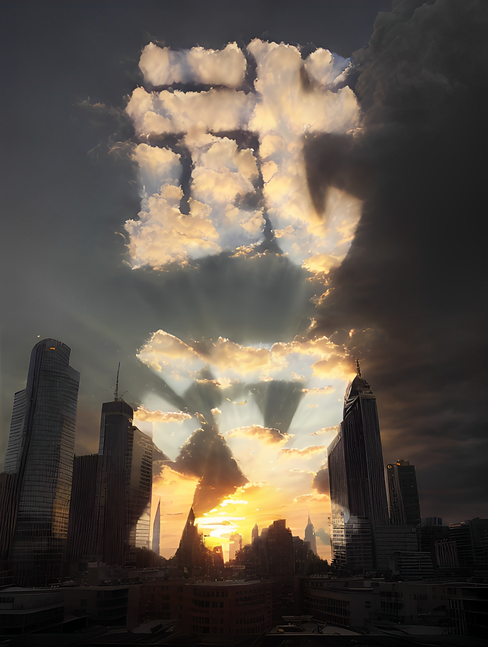 光影感文字渲染 一键生成效果图 [比心]使用工具:神采promeai #字体