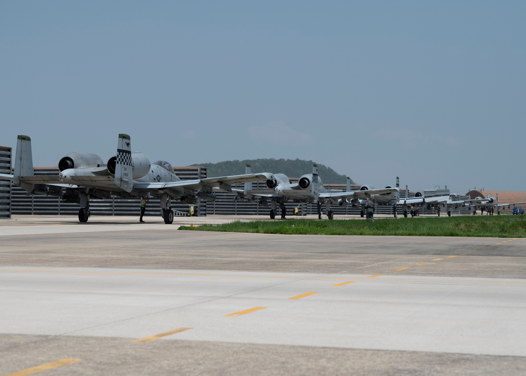 韩国乌山空军基地图片