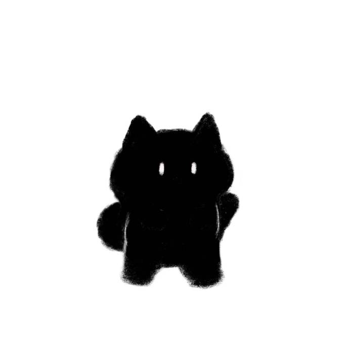 可爱黑猫情侣头像 好喜欢 cr.@头像壁纸包的动态