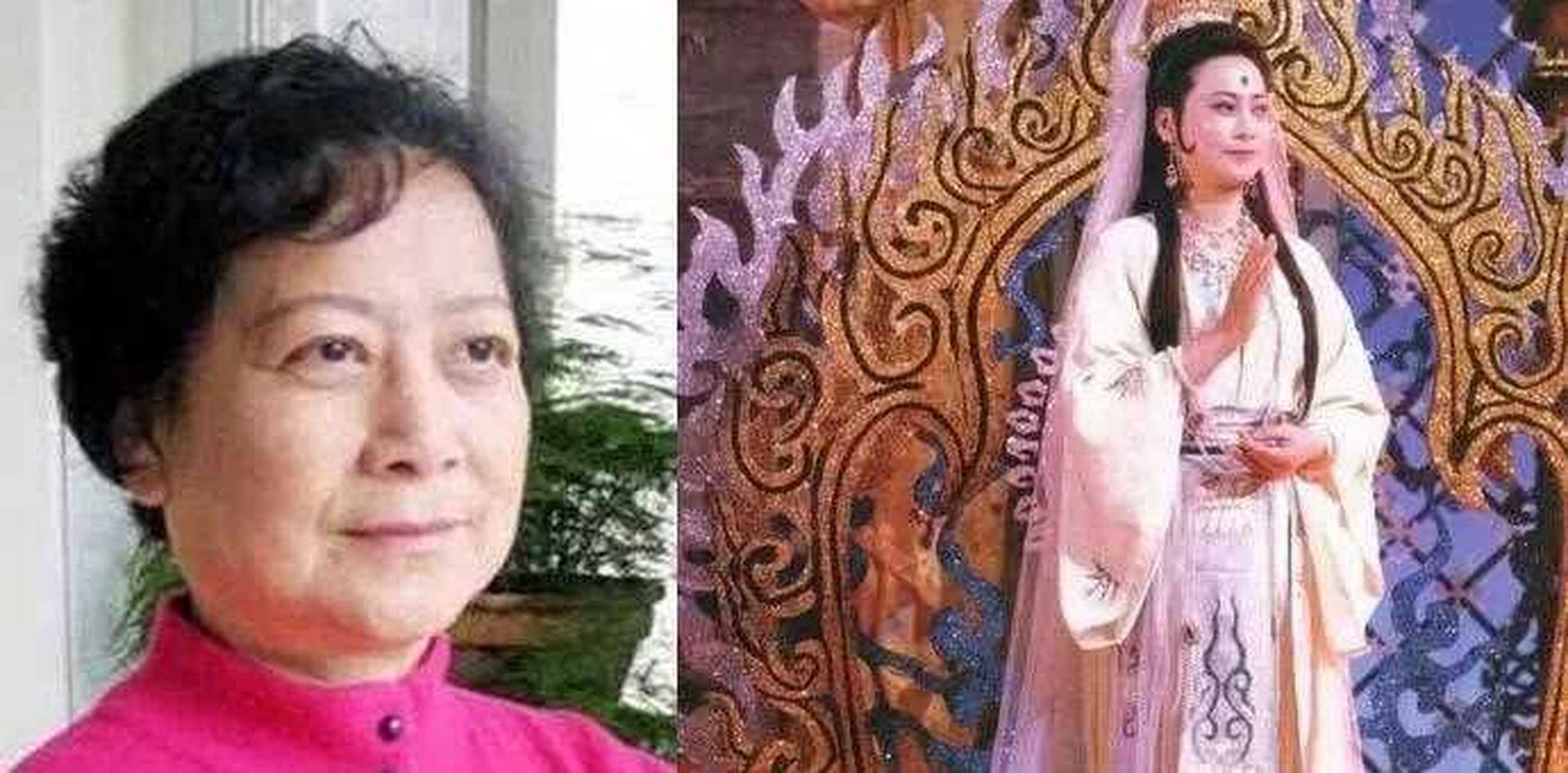 左大玢老师和我们心目中的观音一模一样,庄严圣洁,一脸的慈眉善目,太