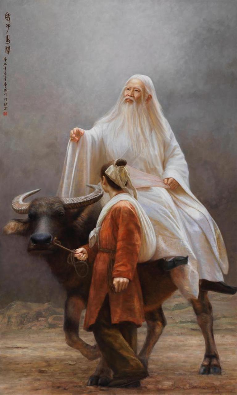 公元前489年,老子创造了《道德经》等,他的历史影响