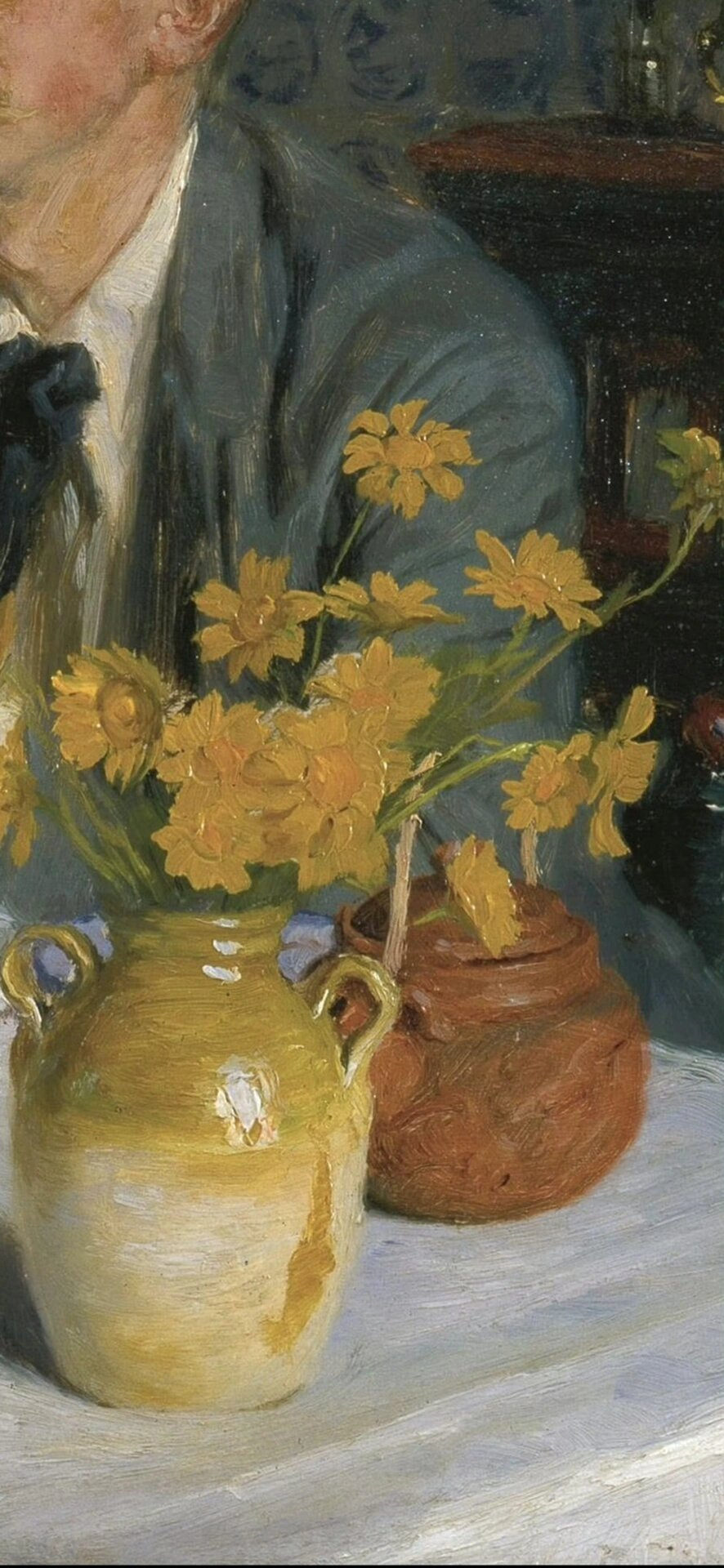 松动的笔触,轻松的〈午餐气氛〉,氛围感绝了