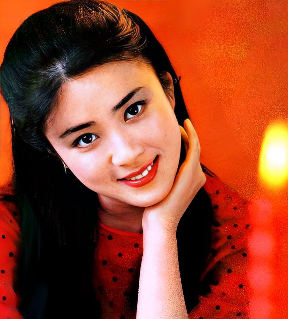 傅艺伟正处于她美丽的巅峰.