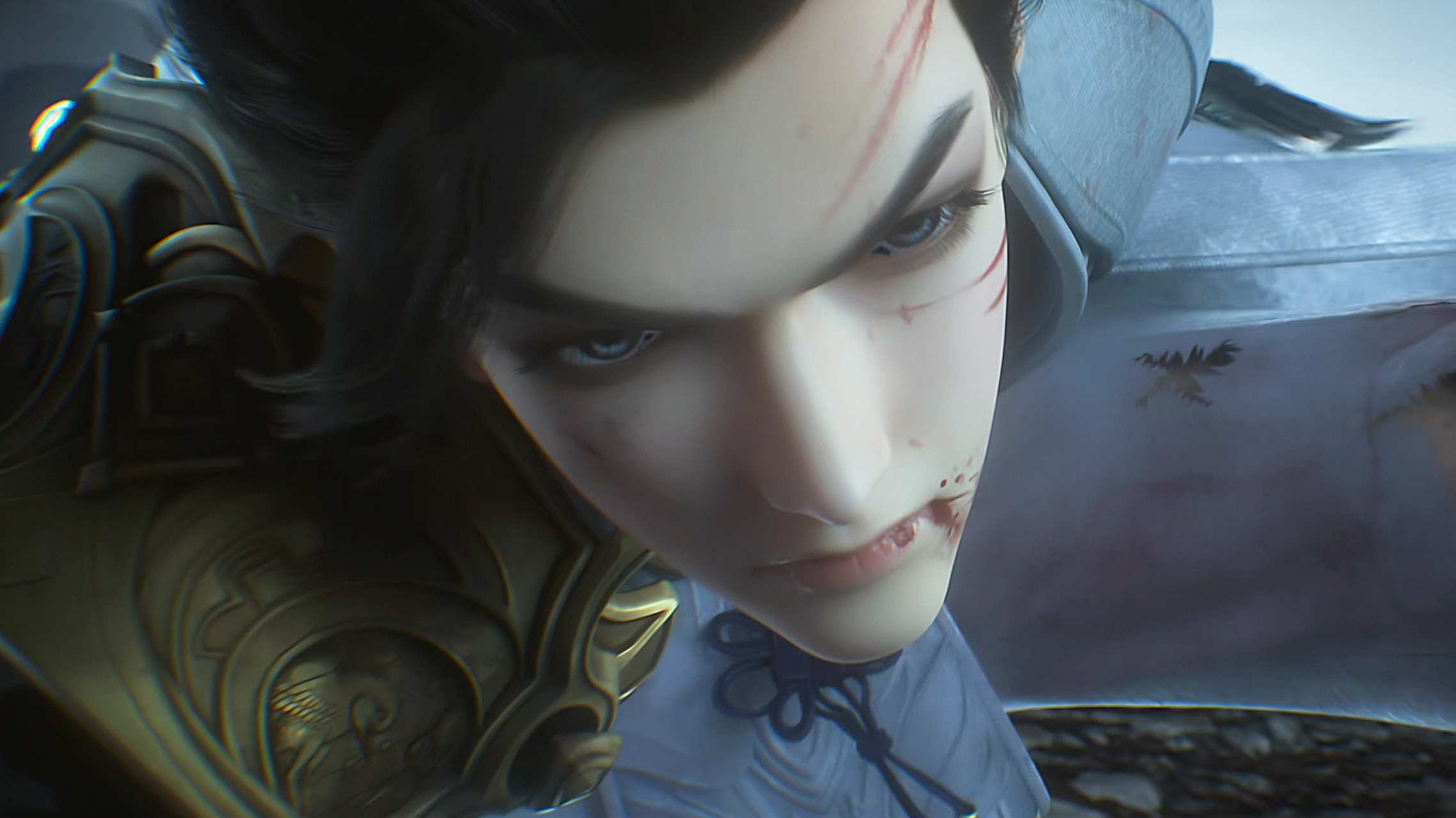 动漫壁纸|《完美世界》战损版石昊高清壁纸:一人独战七神,一人闯仙谷