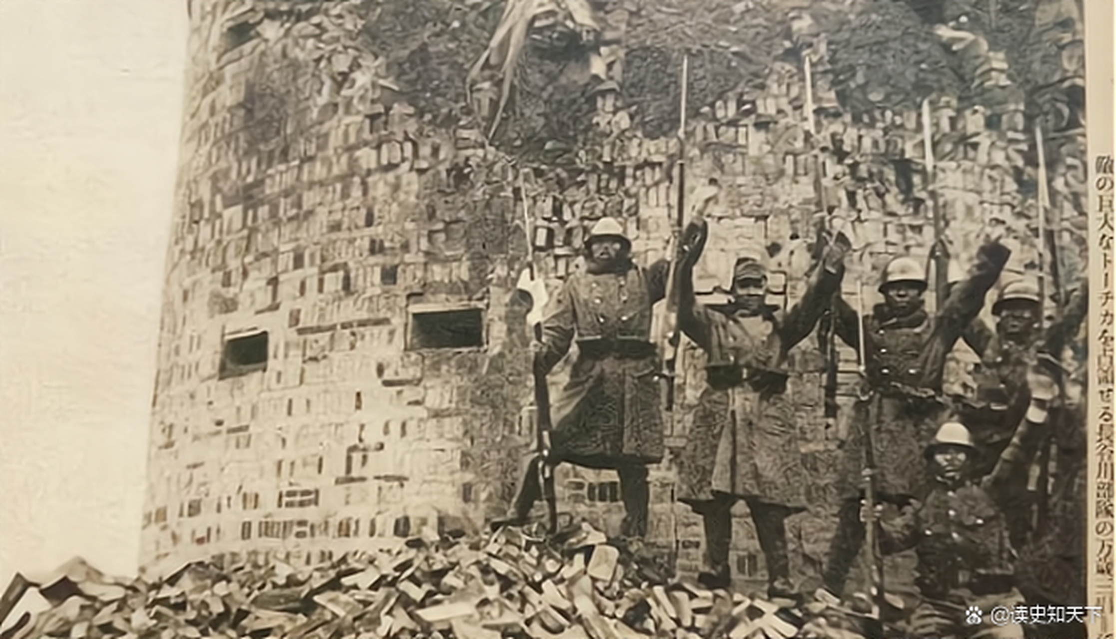 1938年,安徽宣城附近的孙家埠镇,日军的长谷川部队在经过了一番战斗
