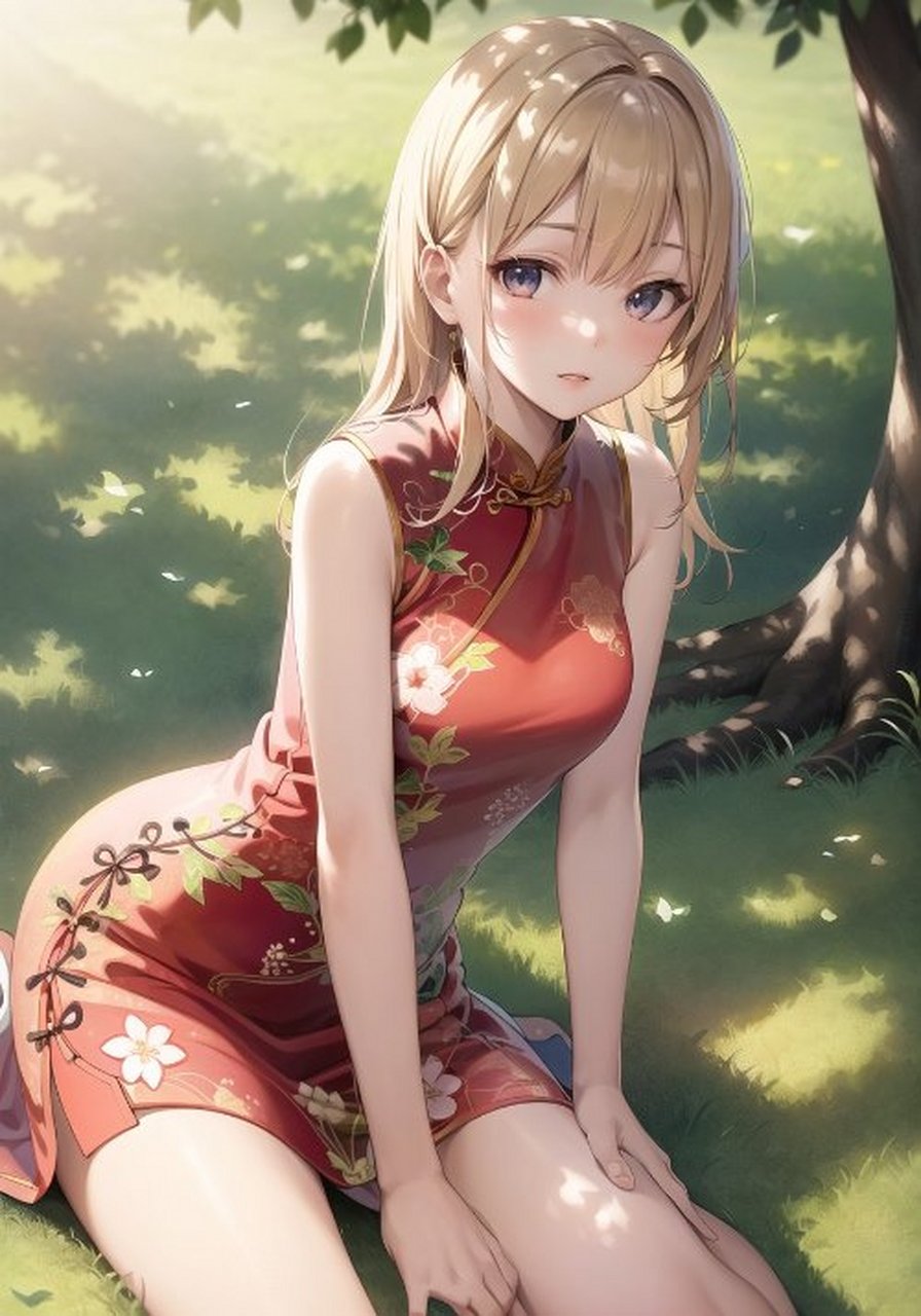 动漫壁纸# 旗袍美少女动漫壁纸在线分享