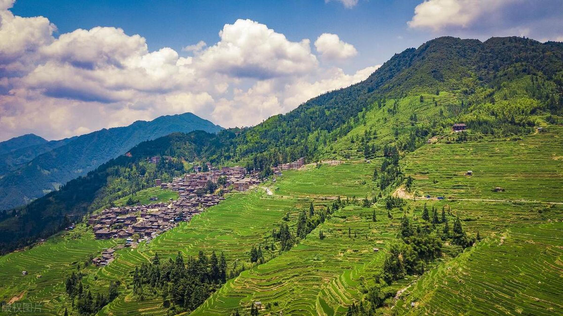 深山里的避世仙境75加榜梯田6015  加榜梯田位于贵州从江县西部