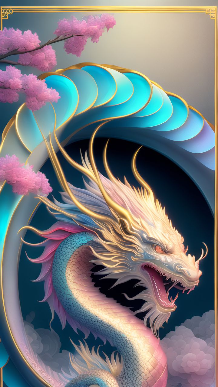 ai绘画创作# #夏日生活创作季# 栩栩如生的龙