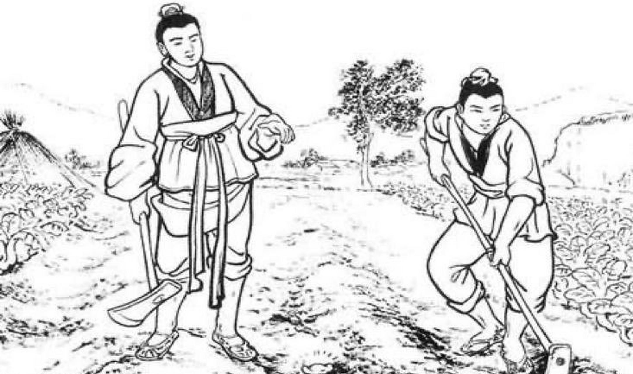 华歆年轻的时候,和管宁一起读书,有"管宁割席"的典故,后来人们因此