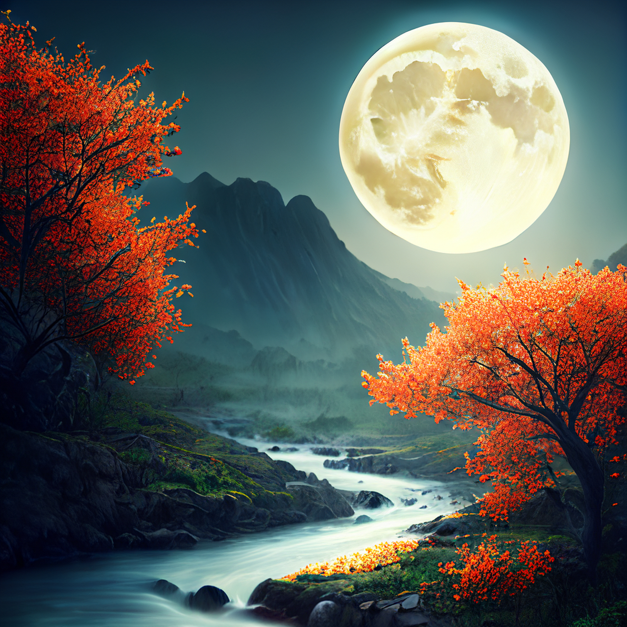 百度ai绘图黑科技#壁纸,微视图,古风绘画,中国风,描绘古诗词,古典 ..