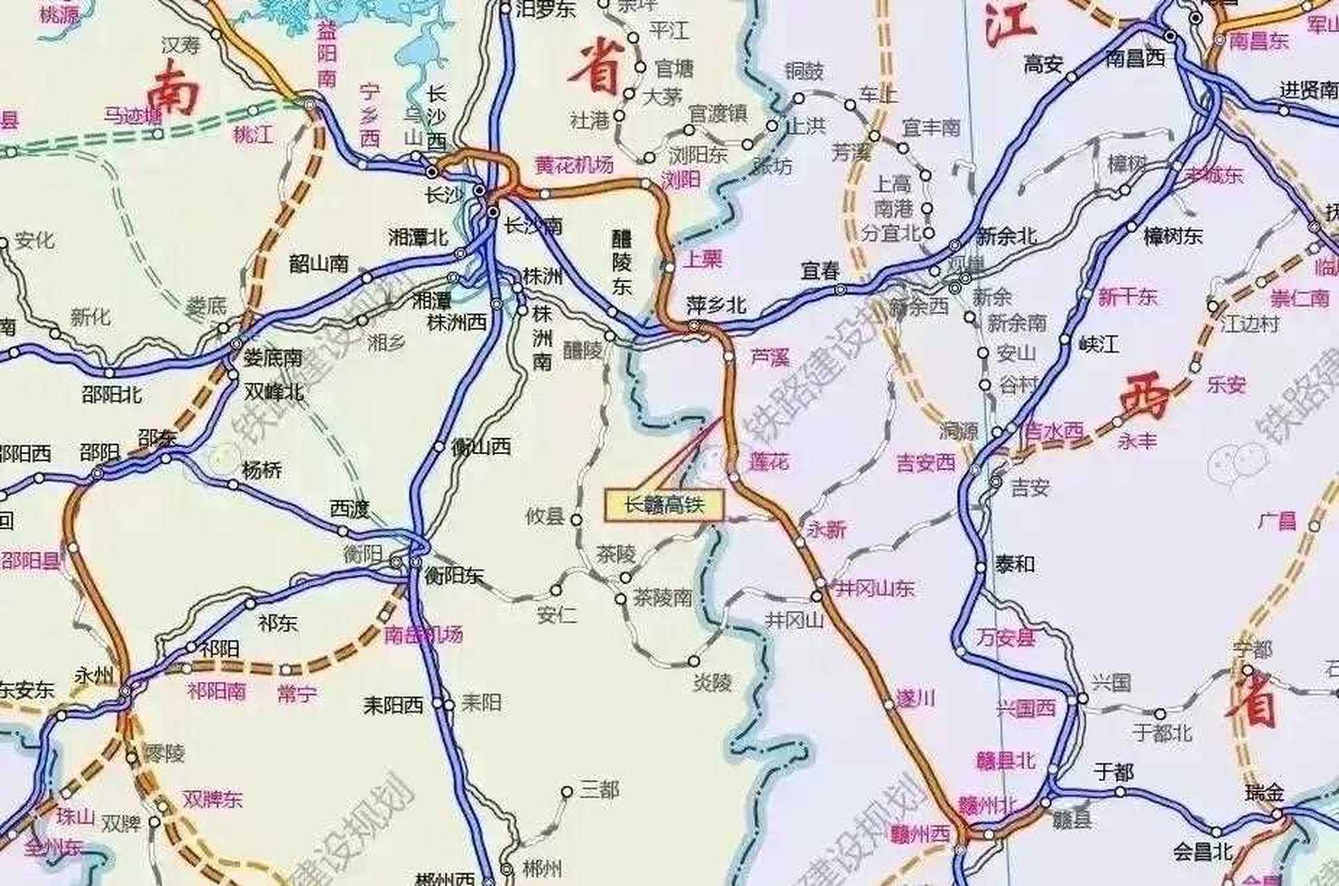 衡阳发改在今天的元旦贺词中明确提到:时速350的南衡高铁的规划落地