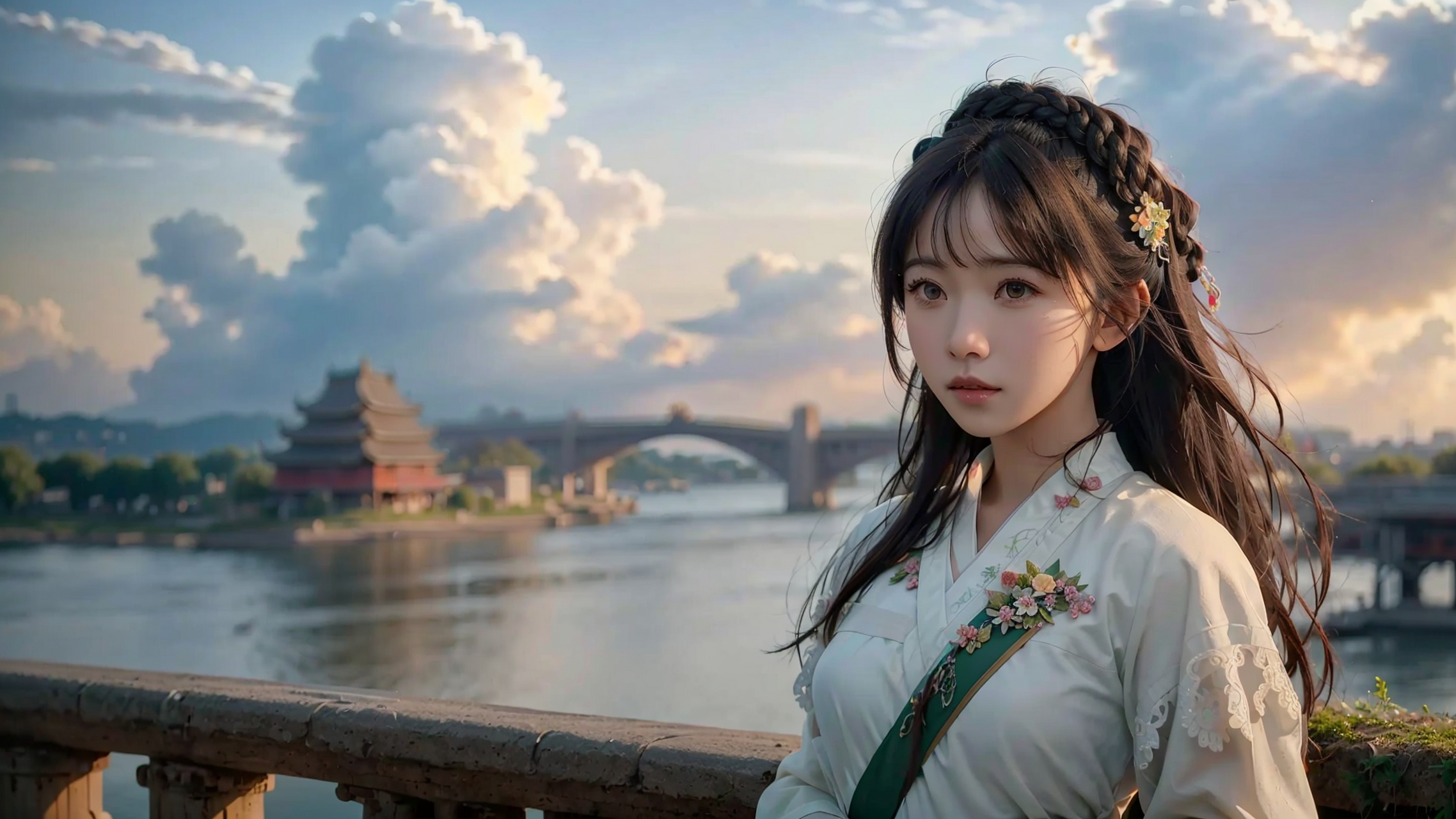 ai美女-漂亮的古风小姐姐(4)#ai# #ai美女# #ai绘画