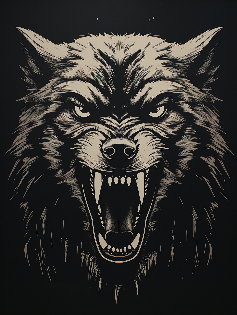 "midjourney绘图:狼图腾,描绘野性的力量"  中文字体设计中的布点规则