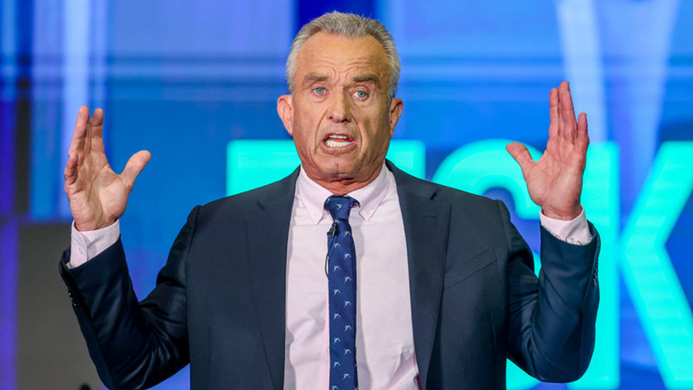 美国总统候选人小罗伯特·f·肯尼迪(robert f.kennedy jr.