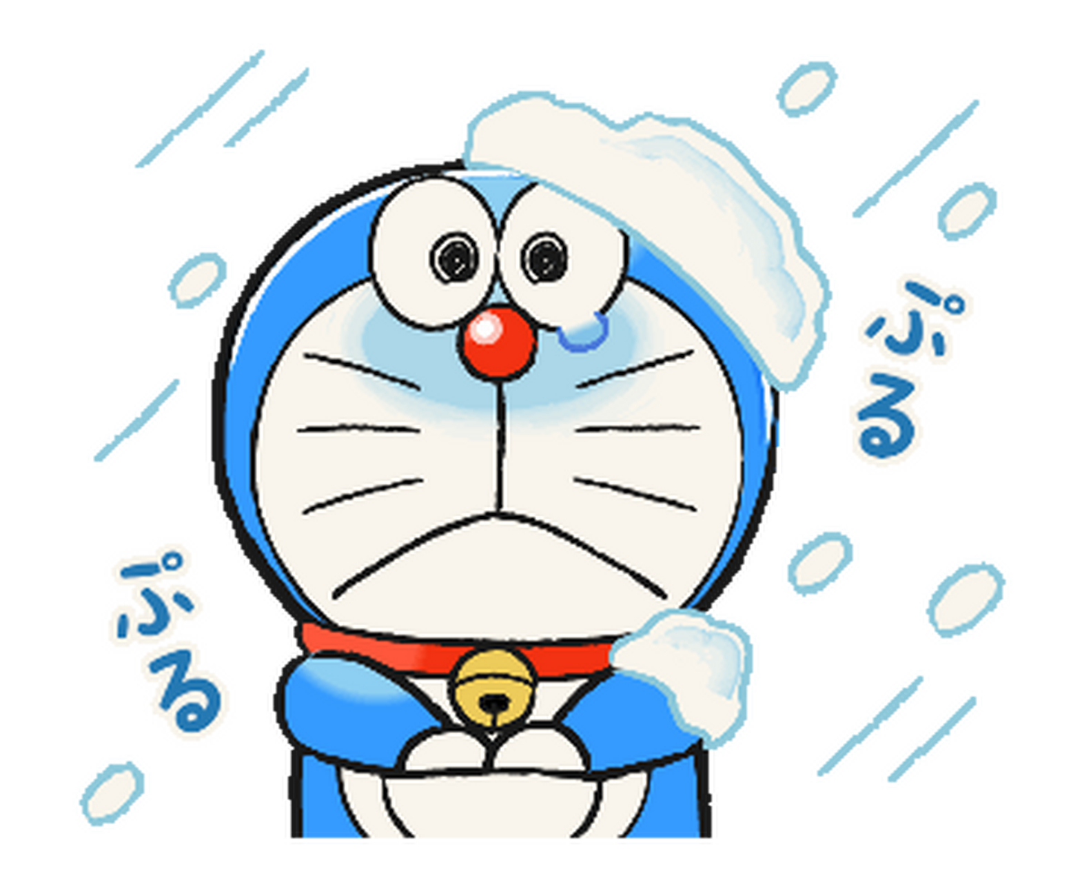 line表情包丨哆啦a梦表情包新年圣诞版