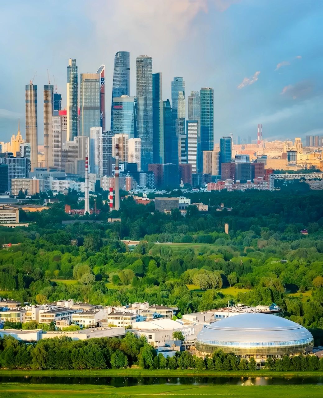 俄罗斯莫斯科～"被称为森林中的首都" 莫斯科的cbd是欧洲最好看的cbd