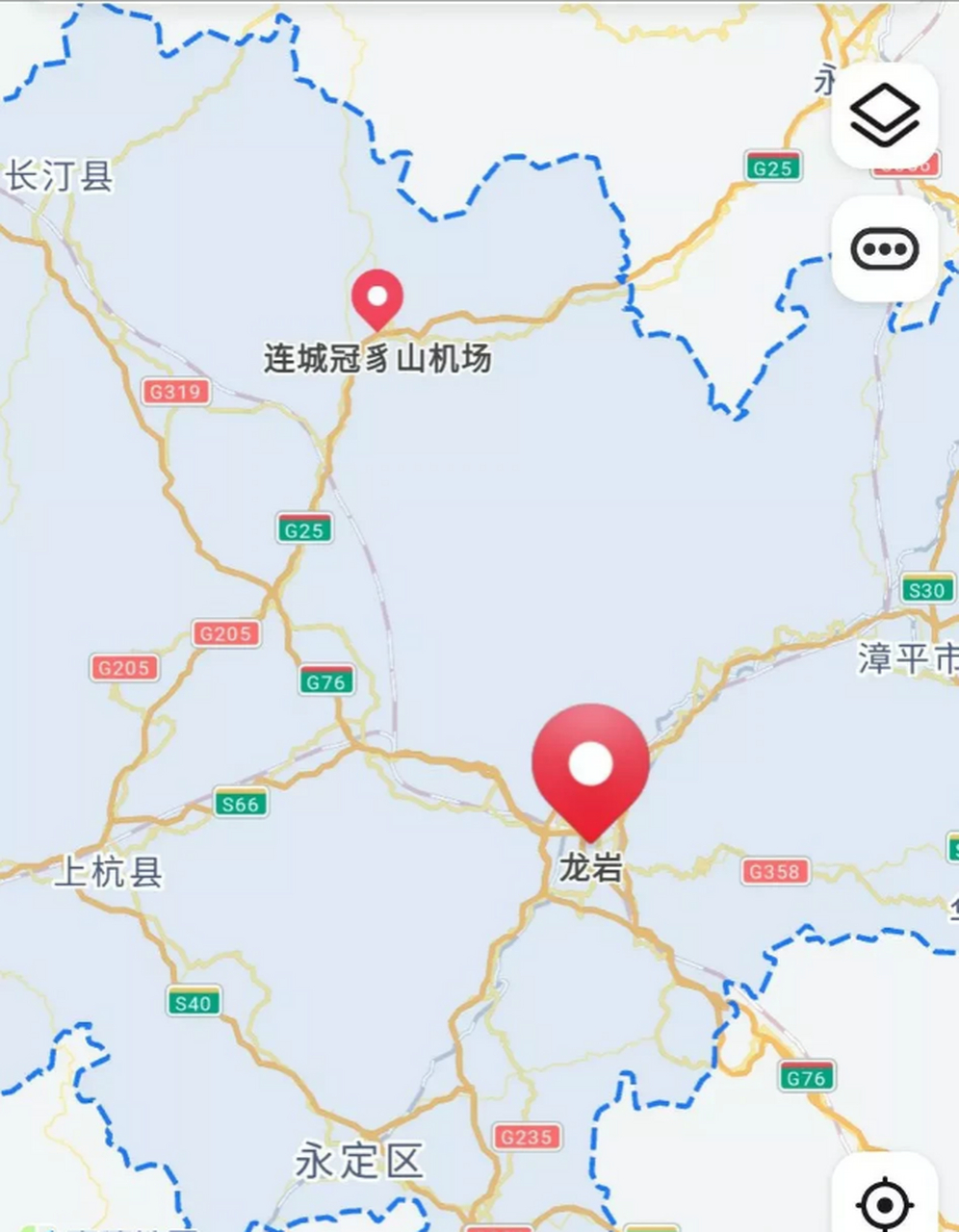 福建连城冠豸山机场图片