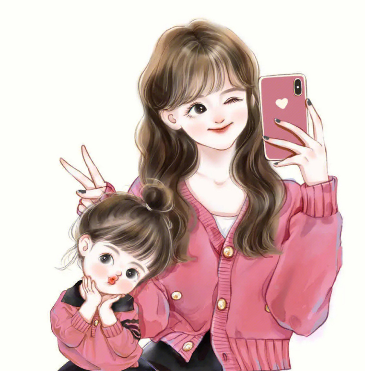 盘点2023最火卡通亲子头像,总有一款适合你