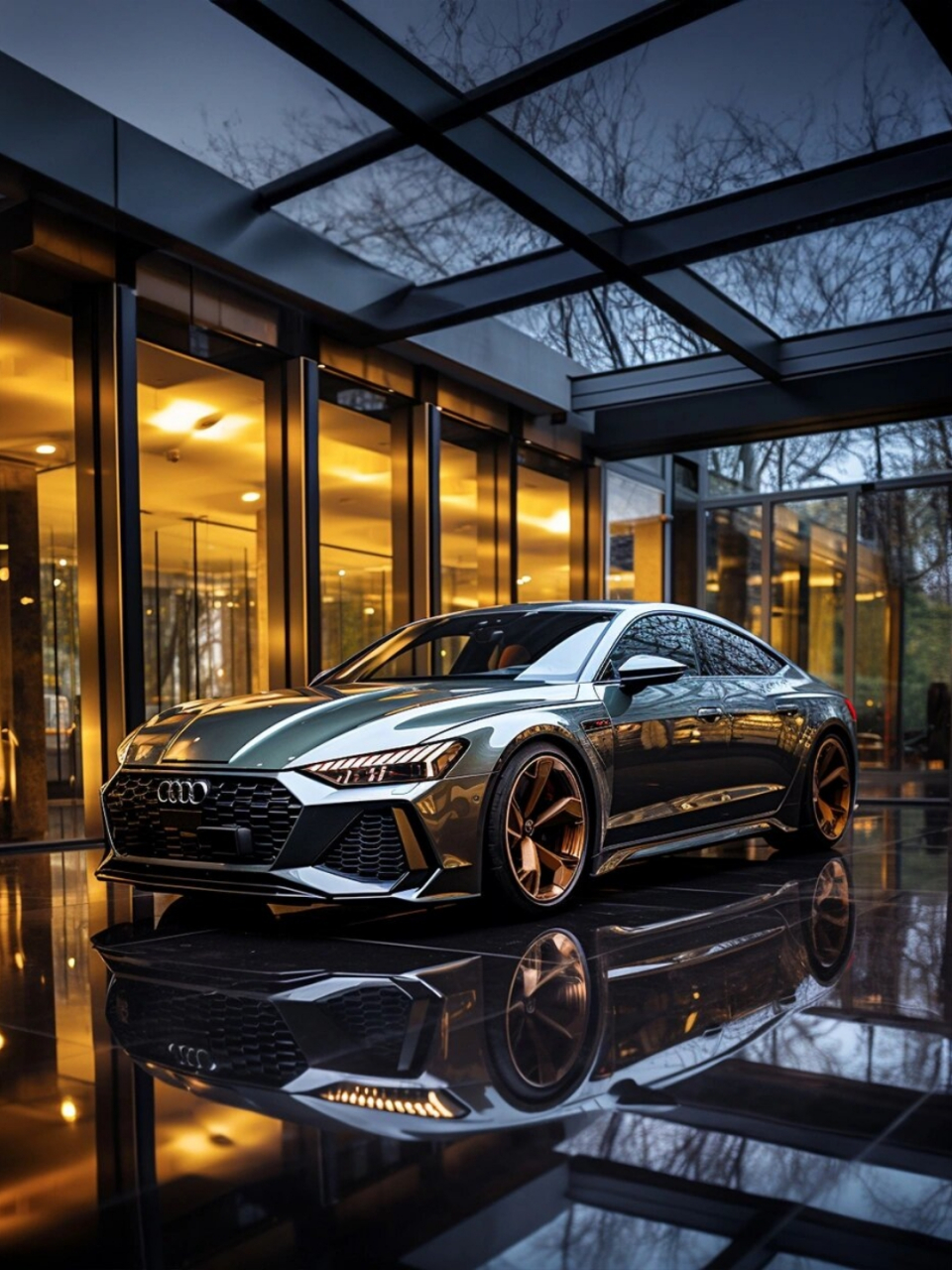 西装暴徒奥迪rs7浮夸暴力美学  在汽车世界,总有那么几款车能燃起男人