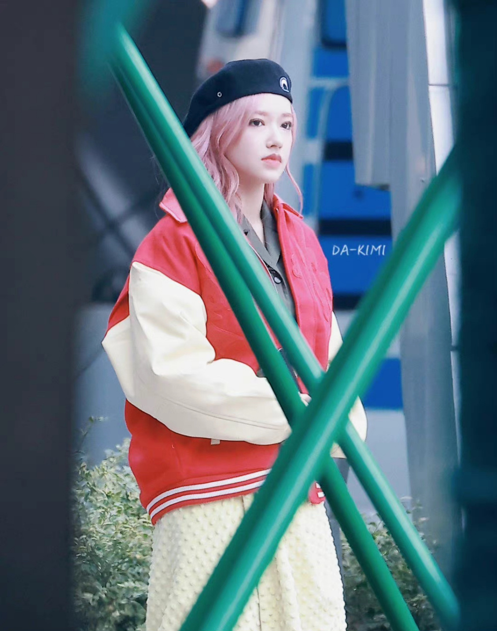 程潇私服穿搭|粉色头发好好看