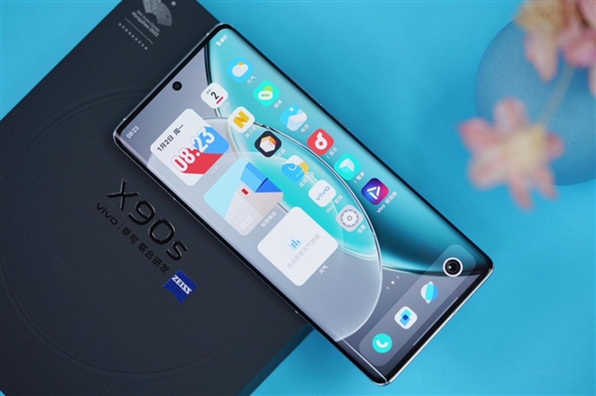 vivo x90s青漾图赏,cq9视频展现炫酷设计之美  vivo最新机型x90s已