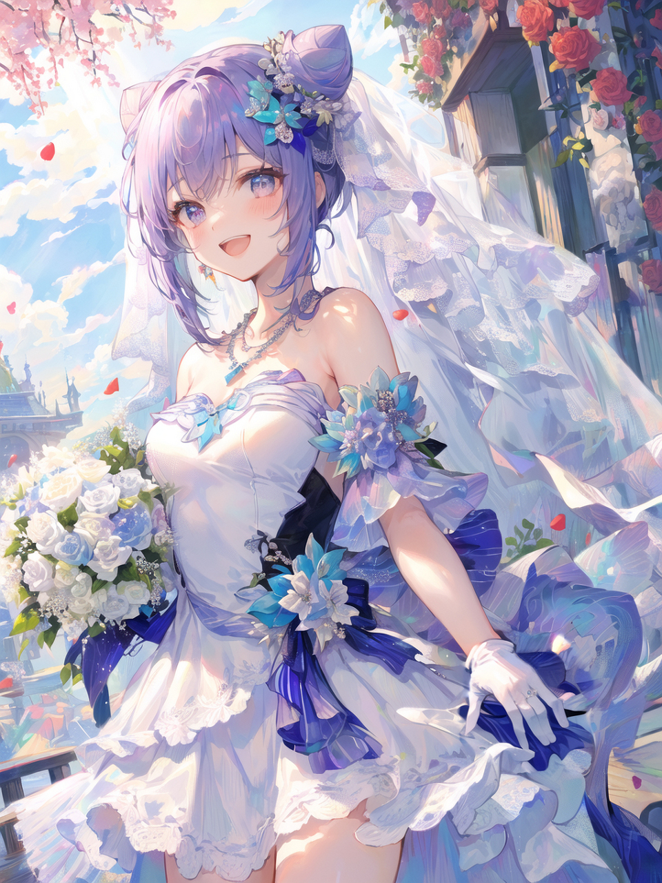 花嫁刻猫猫[期待]  #刻晴