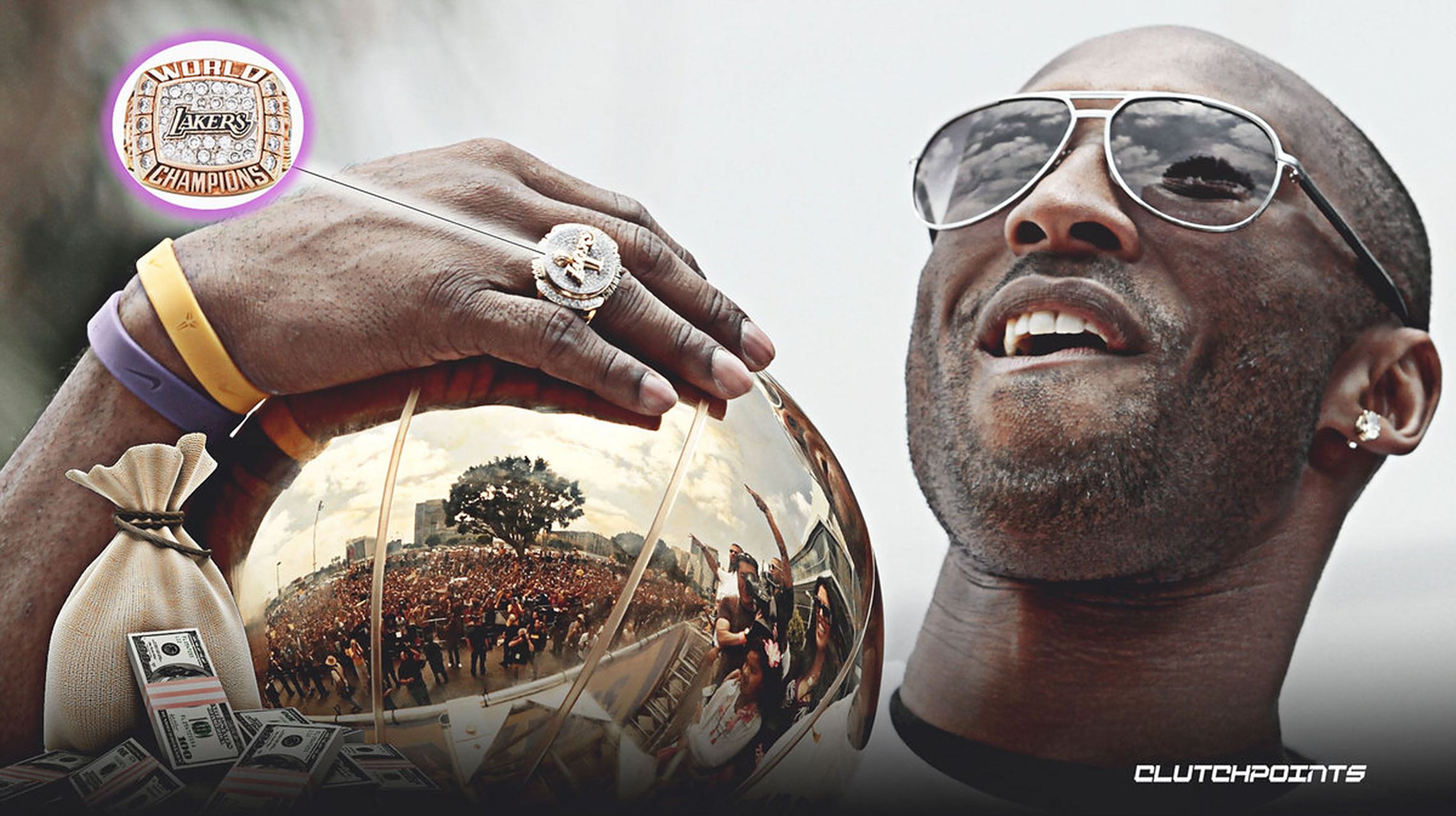 科比父亲乔·布莱恩特(joe布莱恩特)在拍卖会上拍卖科比送给他的冠军