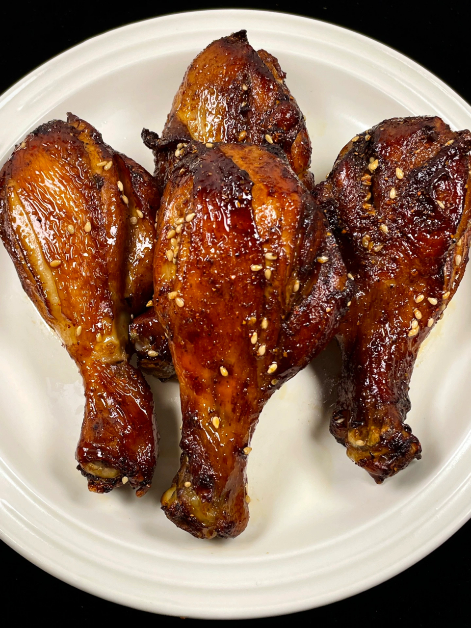 空气炸锅做的孜然烤鸡腿泰香了,巨好吃!