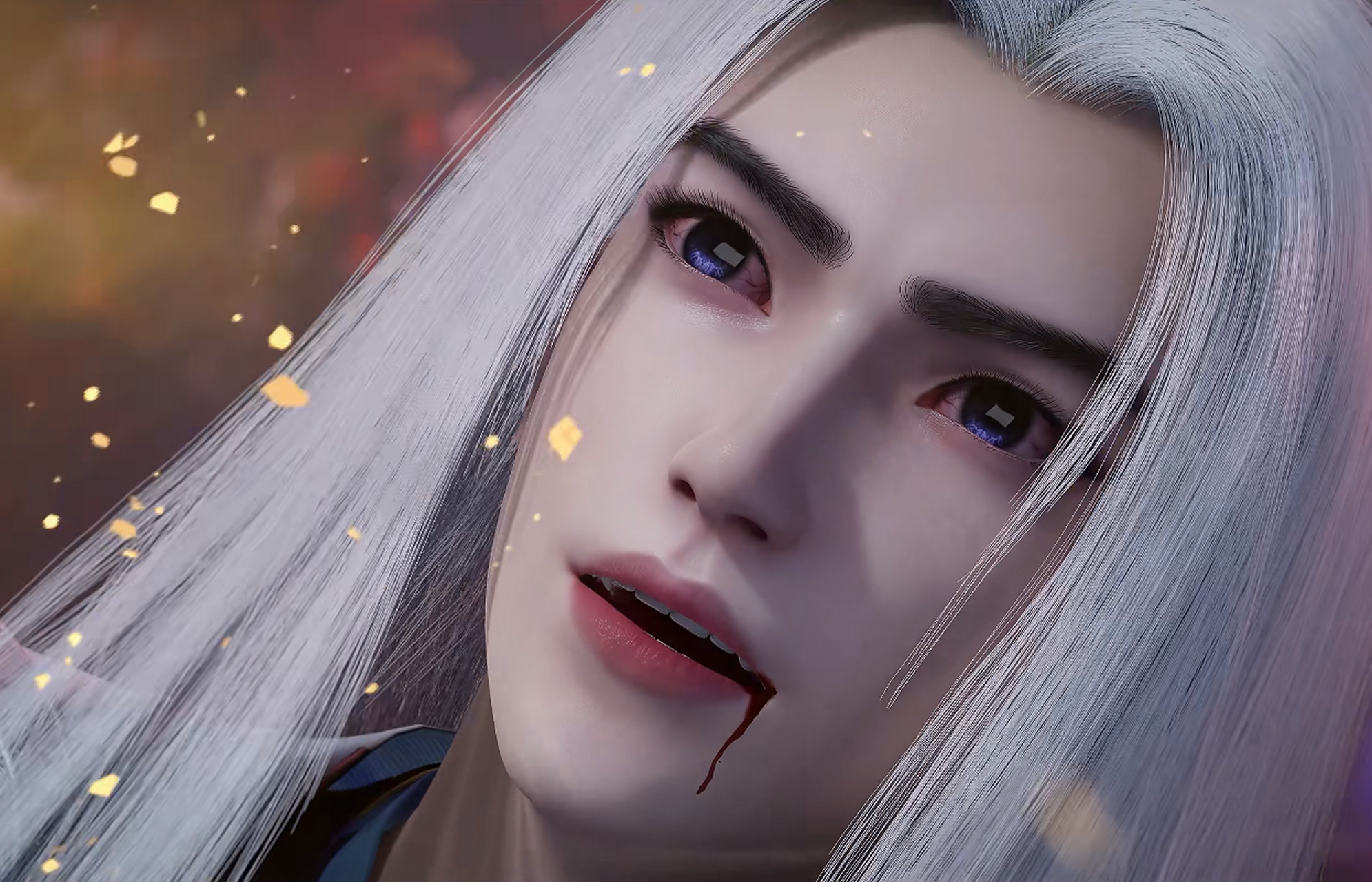 王林临终前眼里有泪水,配音很有感染力.