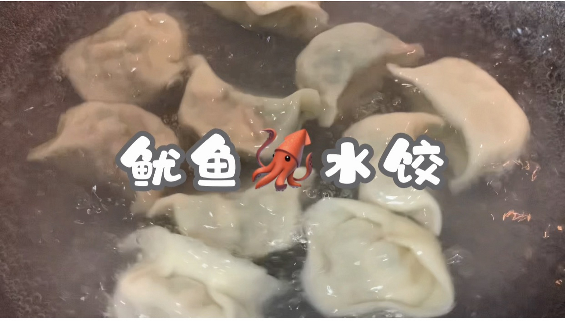 丰富餐桌味之鱿鱼水饺 鱿鱼不但可以炒可以烤.