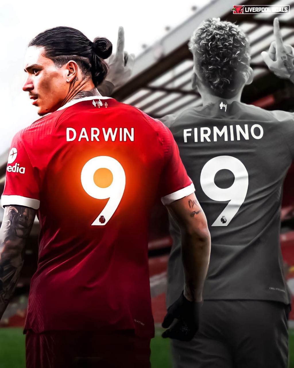 利物浦官方宣布,达尔文·努涅斯 (darwin nunez) 新赛季将在利物浦身