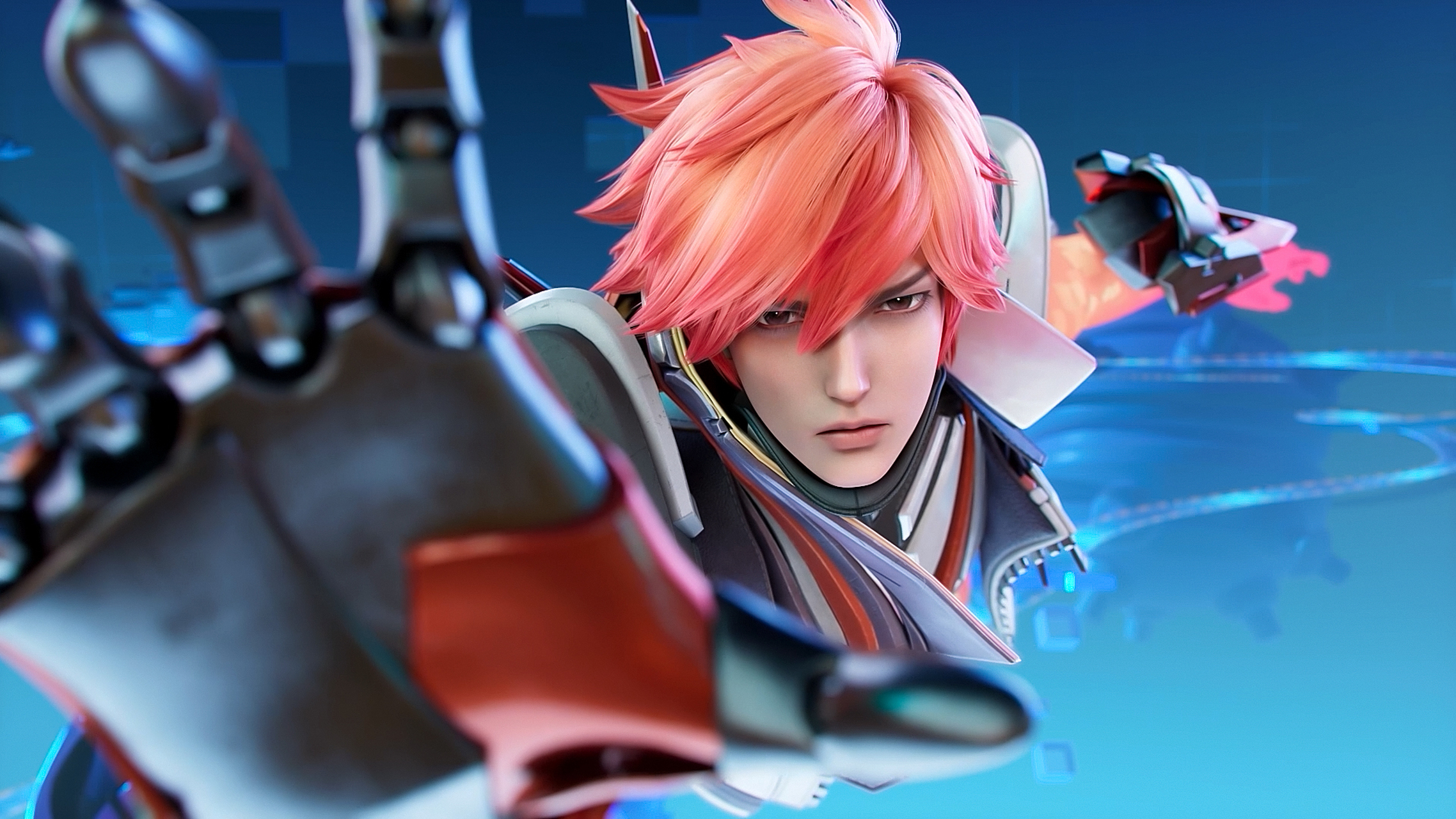 动漫壁纸|《王者荣耀》蔡文姬,澜,刘禅电玩cg高清壁纸:澜——技术流