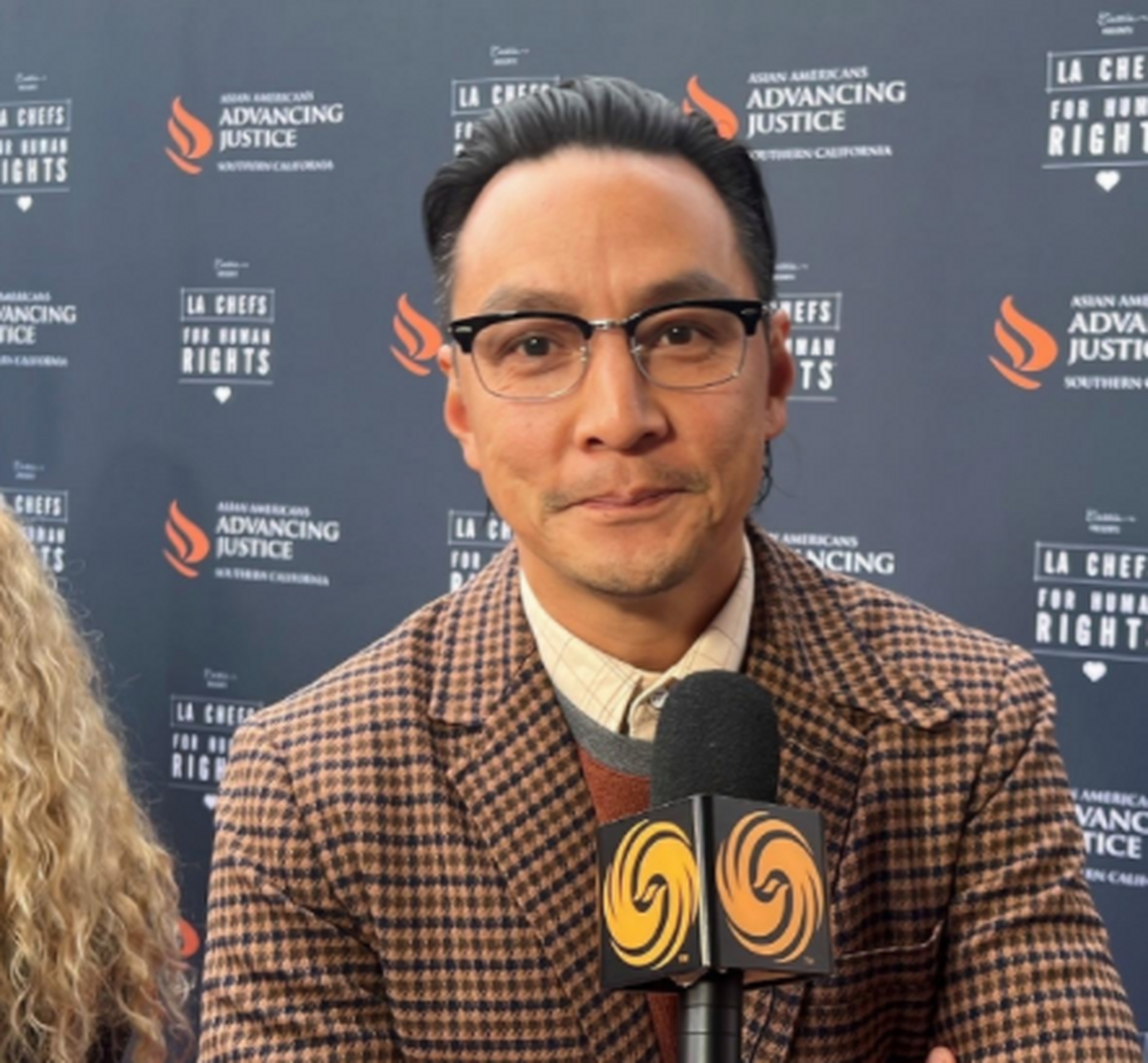 吴彦祖近照,发际线有些告急