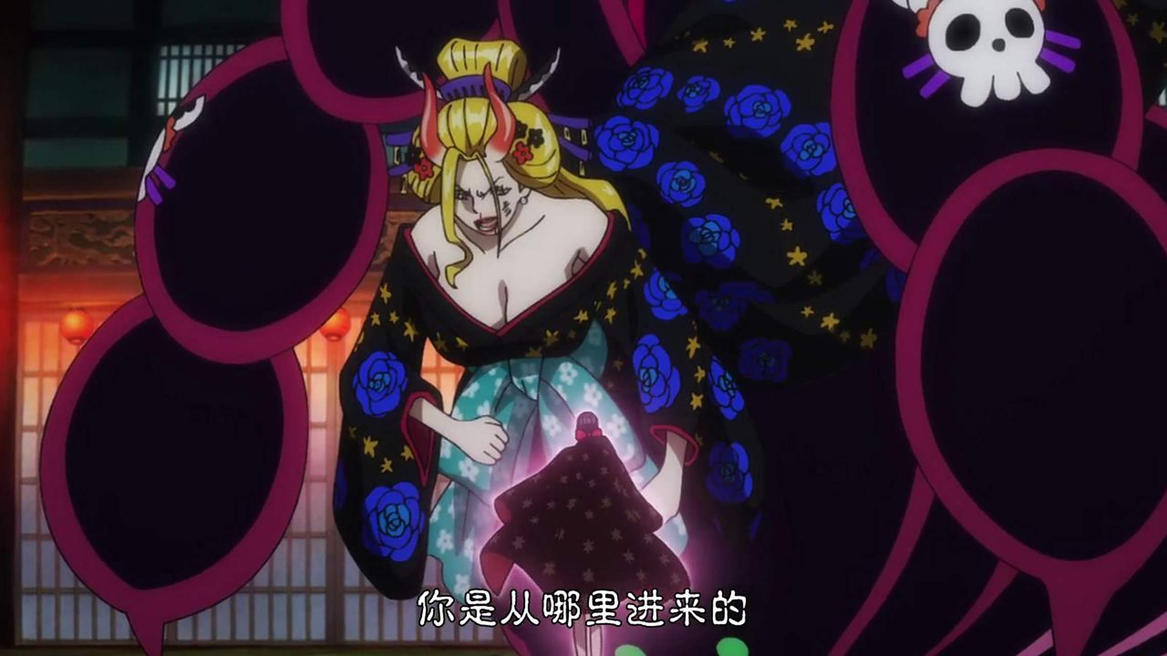 海贼王# 黑色玛利亚不会真让罗宾杀了吧?