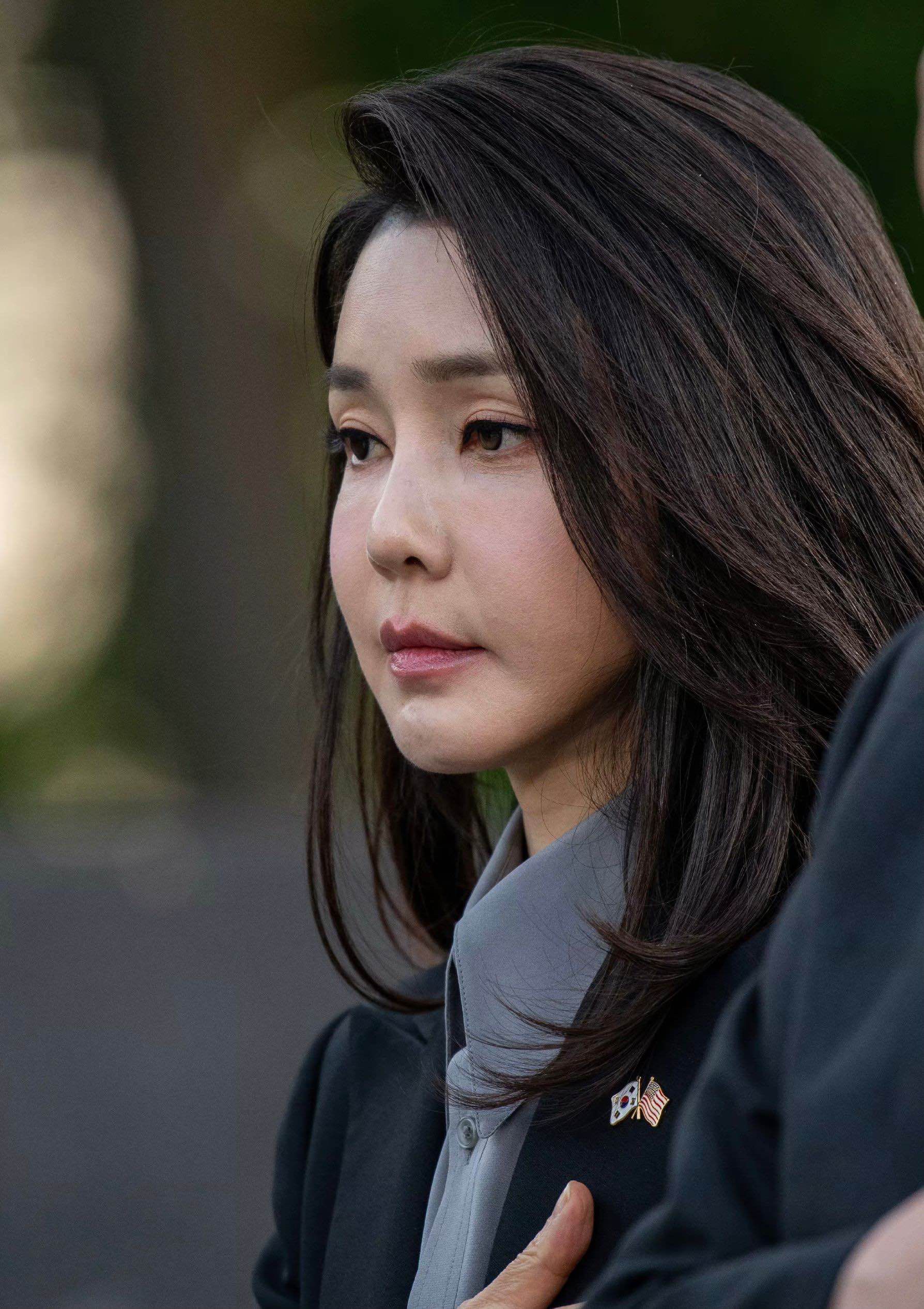 "韩国第一夫人"高清无修图,真实状态一目了然!