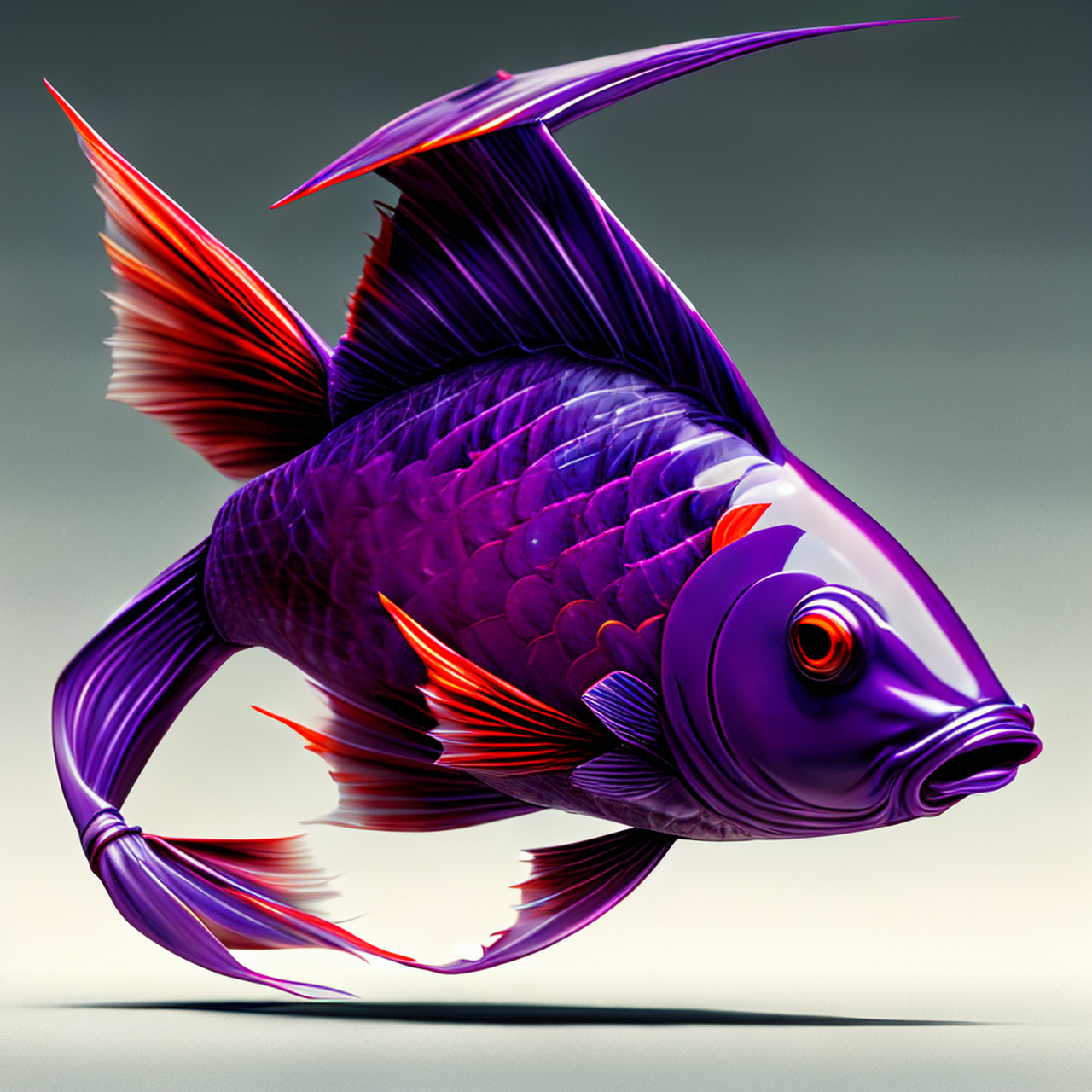 红鲿紫鲤成队行,跃碎琉璃跳上产不.意境,典雅,宁静#百度ai绘图黑科技