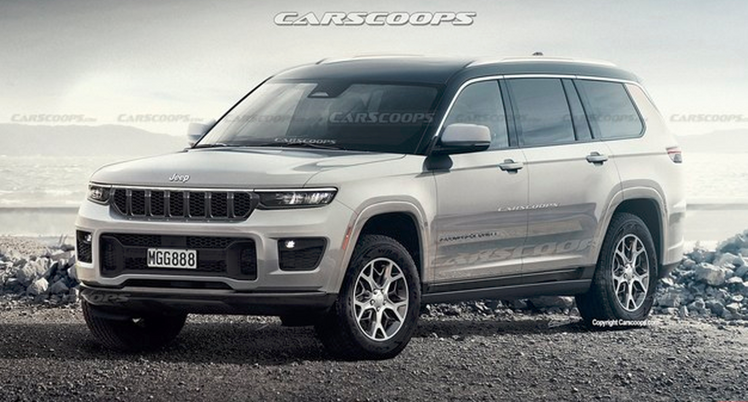 【jeep大切诺基渲染图,全新第五代车型/将于1月8日发布】从jeep品牌