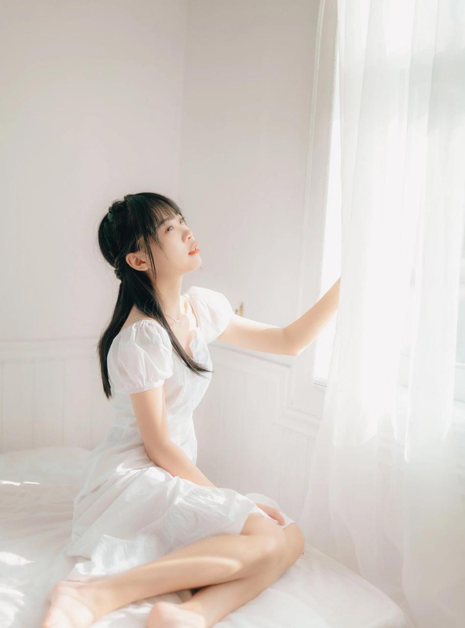 文静的少女唯美写真