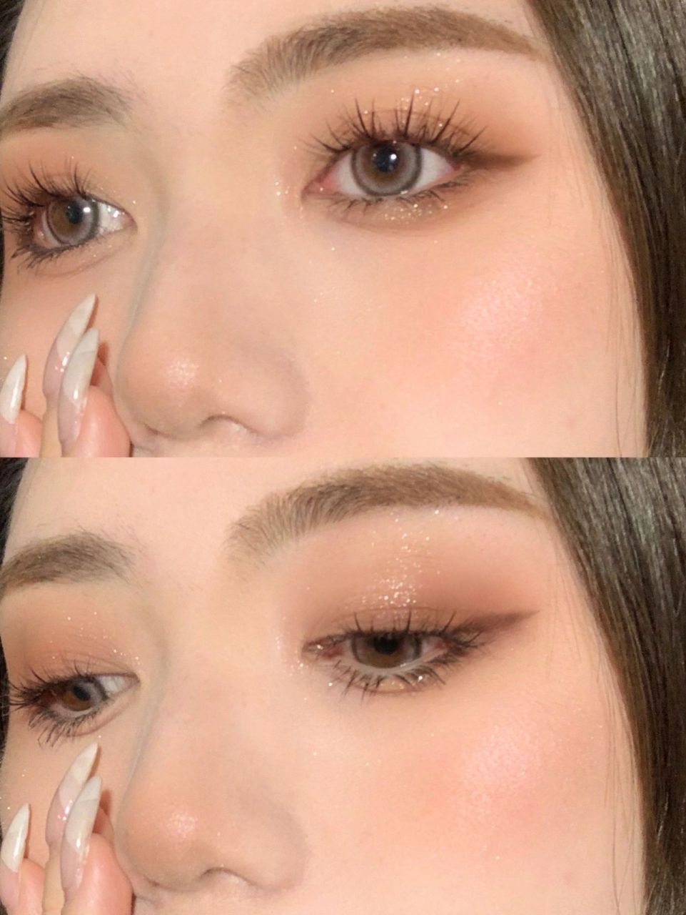 画不腻的大地棕眼妆! 今天就画这个温柔又日常的出街眼妆 配色就是低