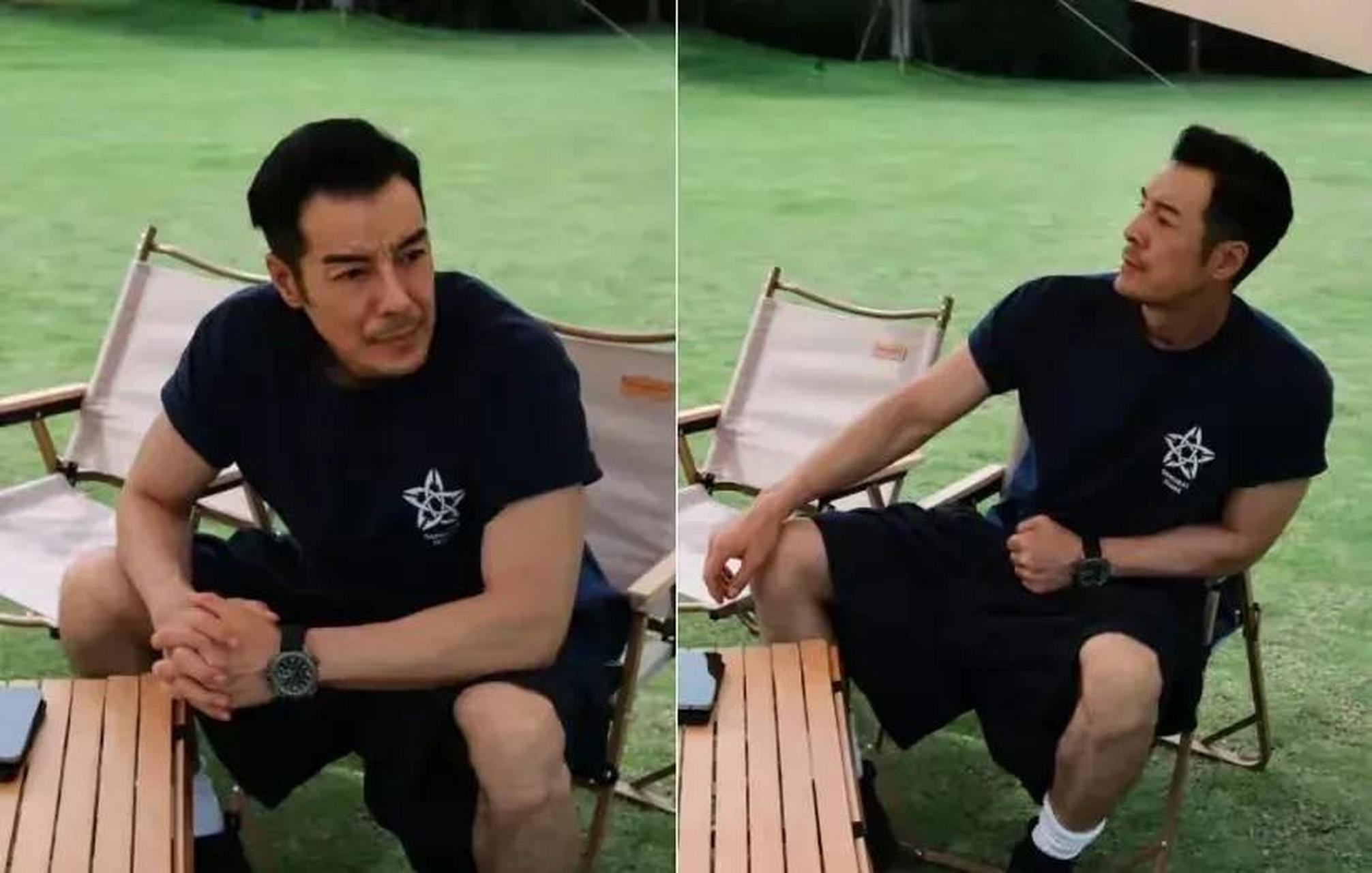 gif创作人# 反派演员许大茂扮演者海一天居然娶了个性感尤物当老婆