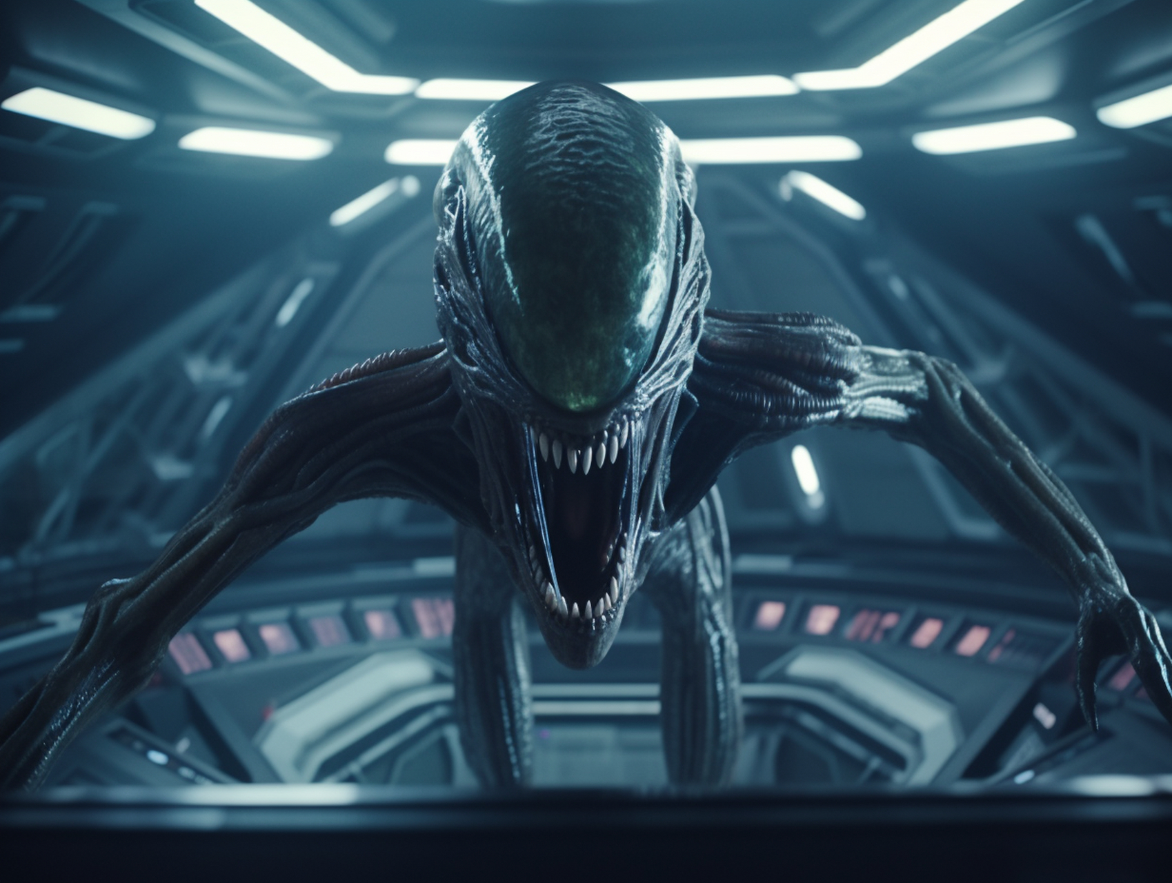 外太空生物来袭!#外星人# #ai绘画