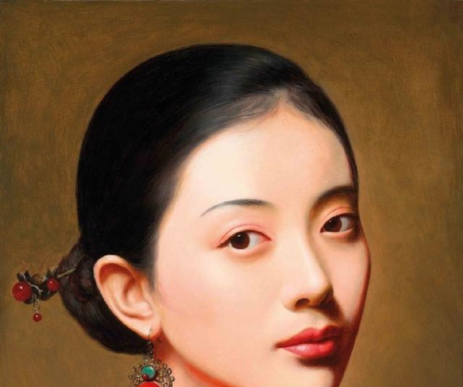 民国记忆——陈承卫《大民国》系列美女油画作品欣赏